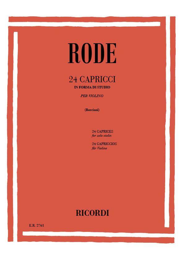 24 Capricci In Forma Di Studio